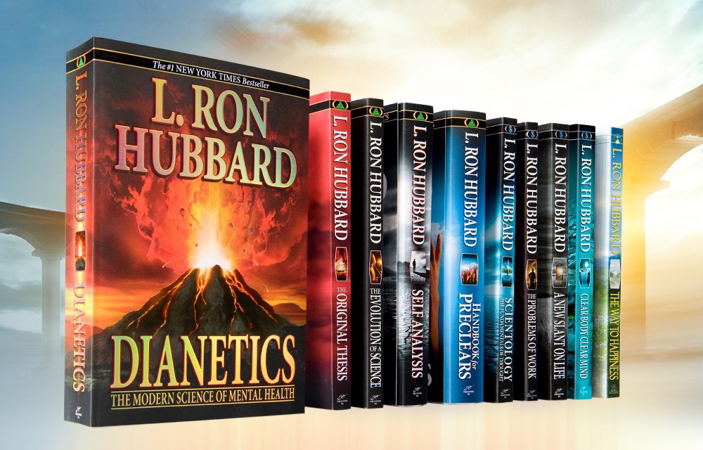 Dianetics and books by L. Ron Hubbard